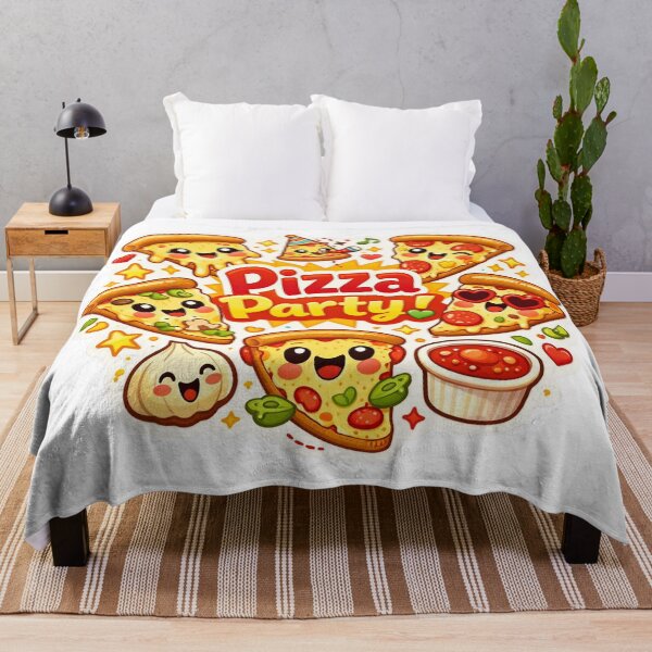 Item preview, Pizza Party Kawaii Slices Sticker Design designed and sold by lorand-designs.