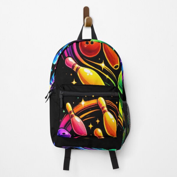Item preview, Bowling Heart Colorful Neon Sports Bowling Pin designed and sold by AmazingViews.
