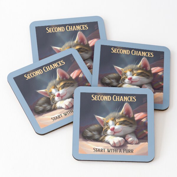 Item preview, Second Chances Start with a Purr Cat Rescue designed and sold by Sachie's Studio.
