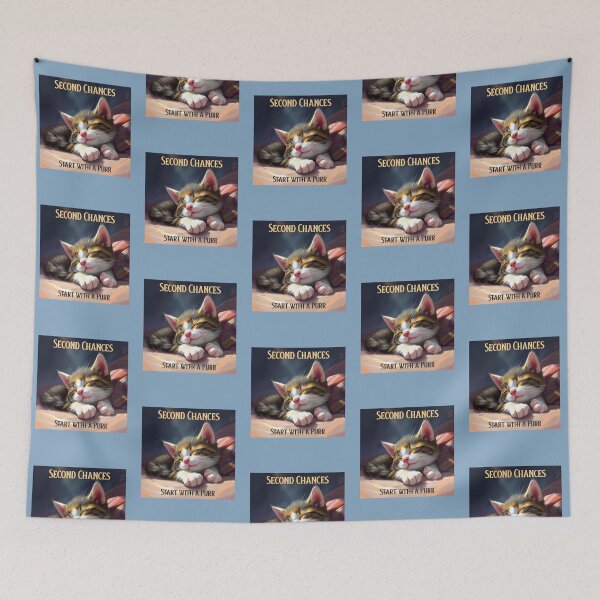 Item preview, Second Chances Start with a Purr Cat Rescue designed and sold by Sachie's Studio.