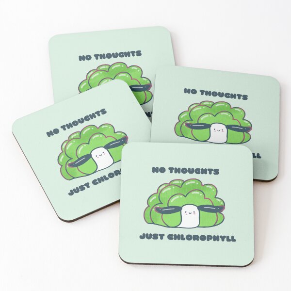 Item preview, No Thoughts Just Chlorophyll - Cute Silly Sea Sheep designed and sold by ShyHomebodyClub.