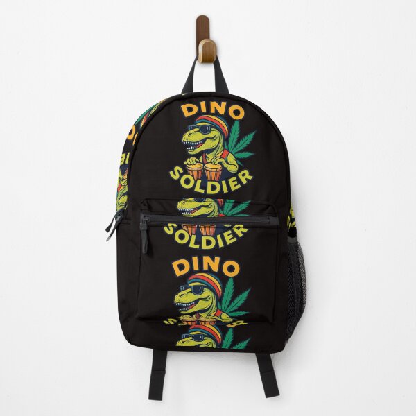 Item preview, DINO SOLDIER: Pop-Art T-Rex Reggae Musician Drummer designed and sold by Virtualstars.