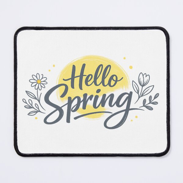 Item preview, Minimalist Hello Spring Sunshine Line Art designed and sold by Combat Skies.