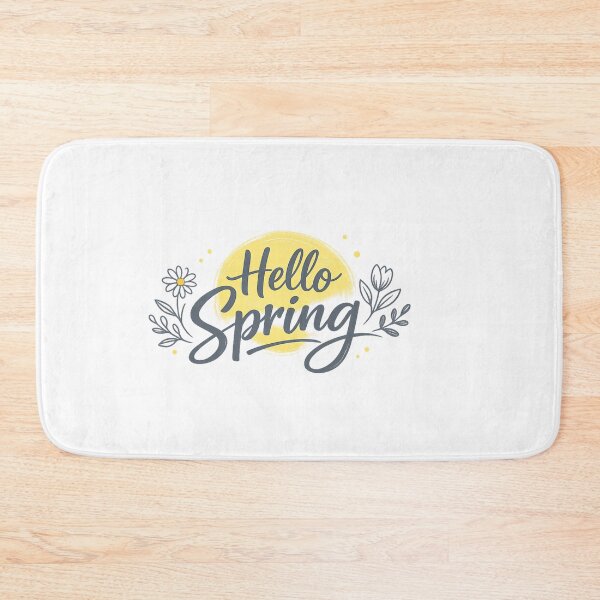 Item preview, Minimalist Hello Spring Sunshine Line Art designed and sold by Combat Skies.