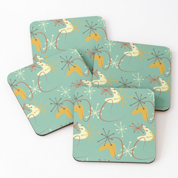 Item preview, Vintage Retro Mid Century Modern 1950s Atomic Starburst Boomerangs   designed and sold by RetroMaggie.