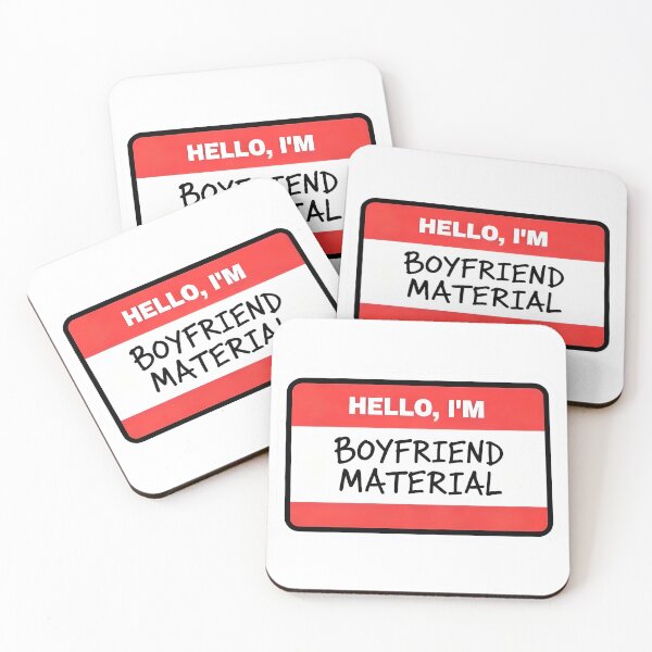 Item preview, Boyfriend Material  designed and sold by ThreeFrenchies.