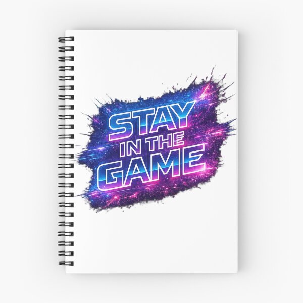 Item preview, Stay in the Game Neon. designed and sold by Nika Art Studio.
