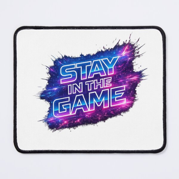 Item preview, Stay in the Game Neon. designed and sold by Nika Art Studio.