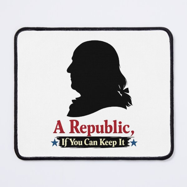 Item preview, A Republic If You Can Keep It Ben Franklin Quote  designed and sold by The Junto Shop.