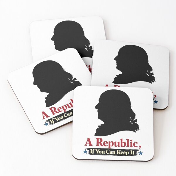 Item preview, A Republic If You Can Keep It Ben Franklin Quote  designed and sold by The Junto Shop.