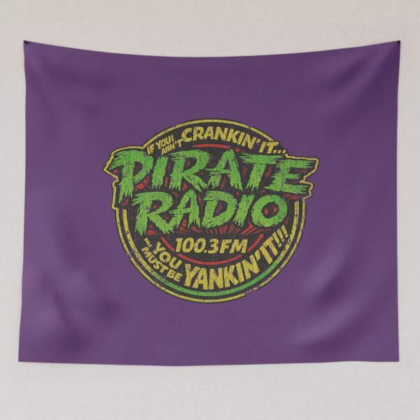 Item preview, Pirate Radio KQLZ 100.3 FM Crankin' & Yankin' 1989 designed and sold by AstroZombie6669.