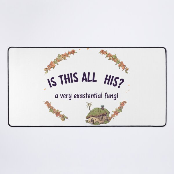 Item preview, Is This All His? A Very Existential Fungi | Cottagecore Mushroom Humor designed and sold by Forestfrost.