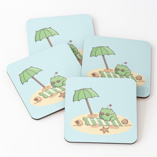 Item preview, Beach Day but Everything is Frog designed and sold by ShyHomebodyClub.