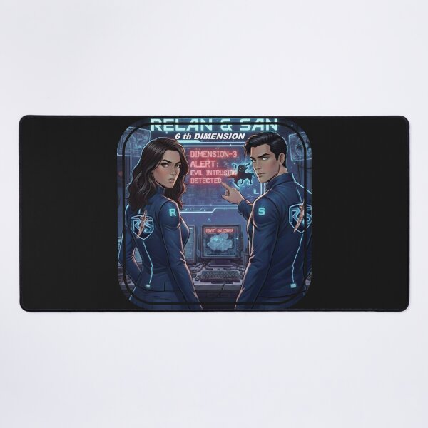 Item preview, Relan & San 6th Dimension Alert | Sci-Fi Command Center Battle Station Art designed and sold by RS-Globalist-.