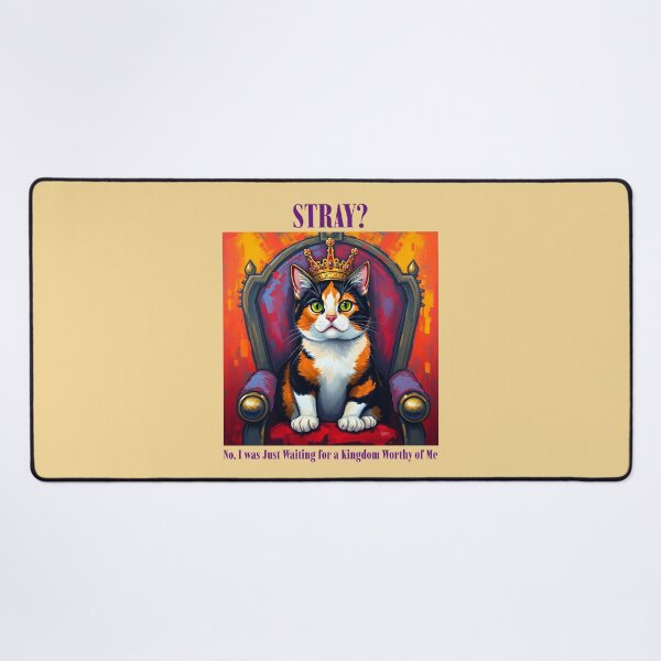 Item preview, Stray? No, Just Waiting... Cat Rescue designed and sold by Sachie's Studio.
