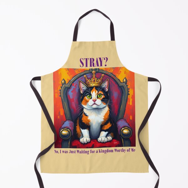 Item preview, Stray? No, Just Waiting... Cat Rescue designed and sold by Sachie's Studio.