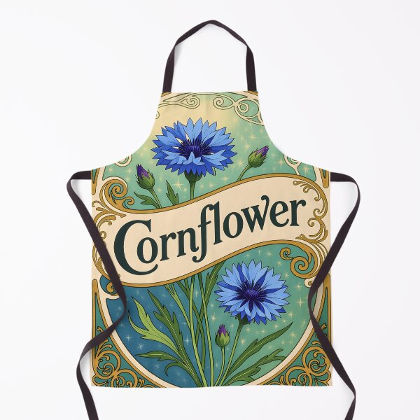 Item preview, Cornflower art nouveau label designed and sold by Ponted.