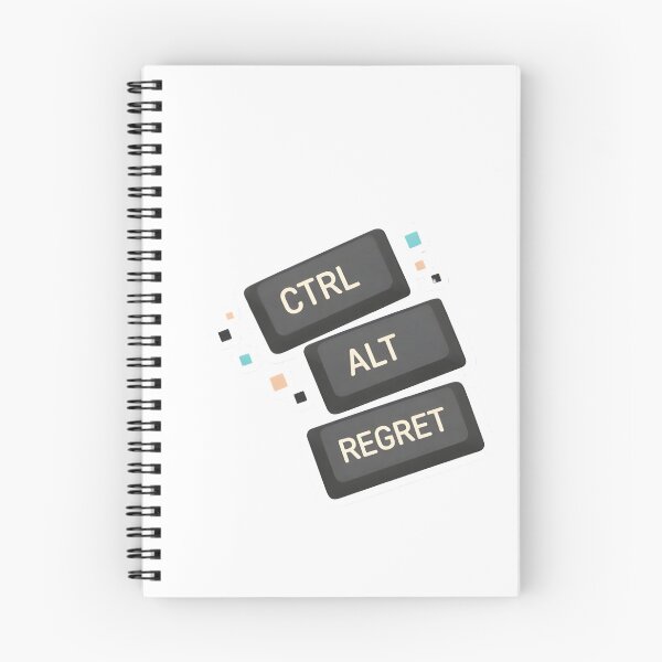 Item preview, Ctrl Alt Regret Funny Keyboard Meme designed and sold by BriyaSol.
