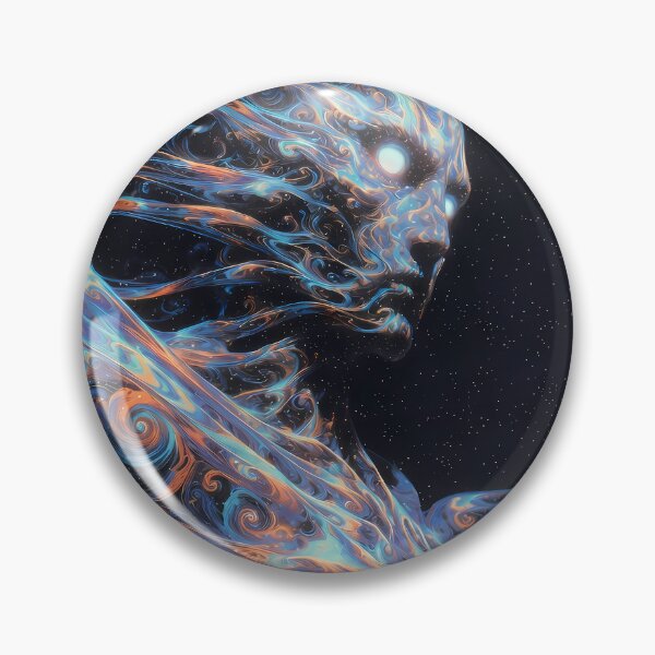 Item preview, The Guardian of the First Gate | Cosmic Guardian Wall Art | Psychedelic Portal Entity designed and sold by House of the Charlatan.