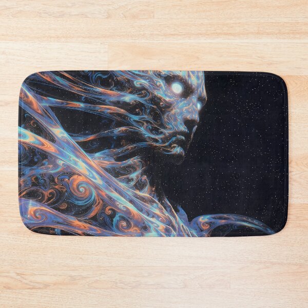 Item preview, The Guardian of the First Gate | Cosmic Guardian Wall Art | Psychedelic Portal Entity designed and sold by House of the Charlatan.