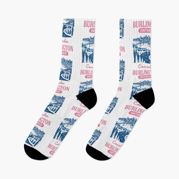 Item preview, Burlington Ontario Canada Cute Pastel Skyline Cityscape  designed and sold by HowToCanadian.