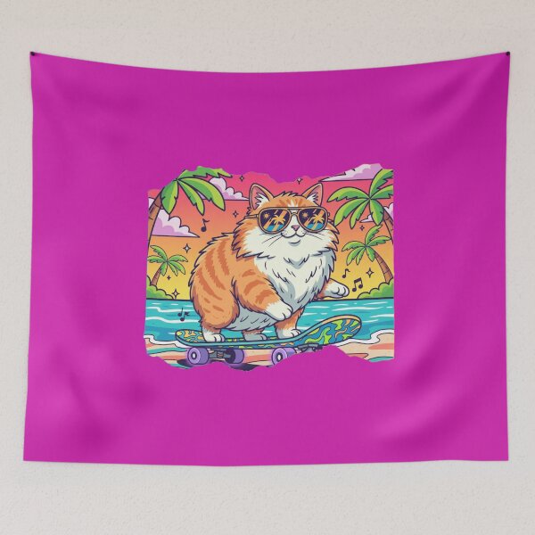 Item preview, Cool Cat Skater designed and sold by Studio Yvonne .