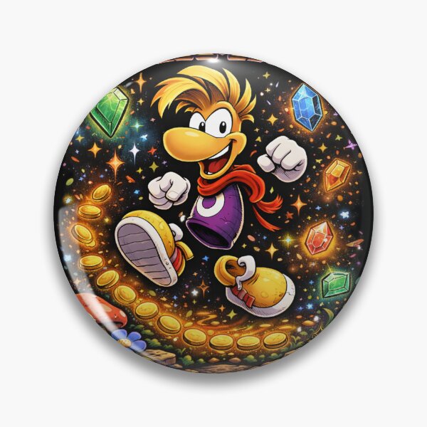 Item preview, Rayman Retro Adventure – Cartoon Gaming Art Design designed and sold by DogLord.