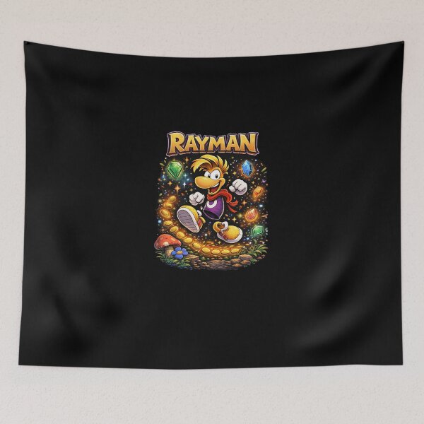 Item preview, Rayman Retro Adventure – Cartoon Gaming Art Design designed and sold by DogLord.