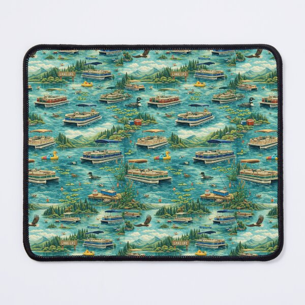 Item preview, Pontoon Boat Lake Life designed and sold by ChristinasMess.
