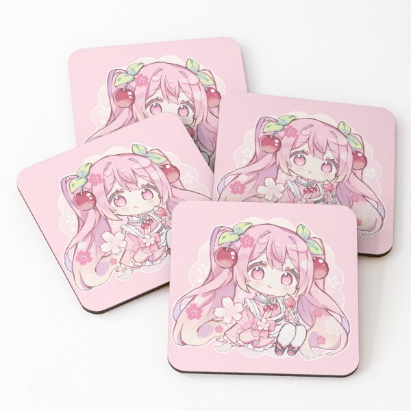 Item preview, Sakura Miku chibi adorable cherries designed and sold by loveiscosmic.
