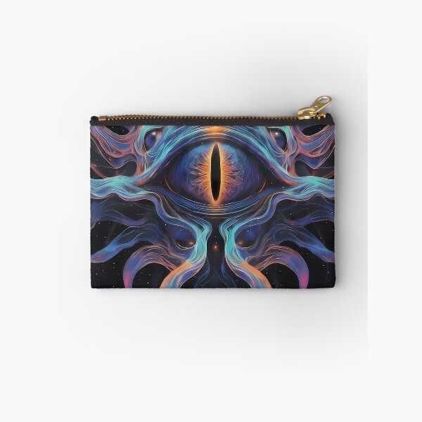 Item preview, The Guardian of Fractured Time | Cosmic Guardian Wall Art | Psychedelic Portal Entity designed and sold by House of the Charlatan.