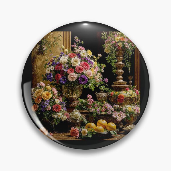 Item preview, Elegant Floral Still Life Painting – Timeless Home Décor #9 designed and sold by Helios Be. Lavsh.