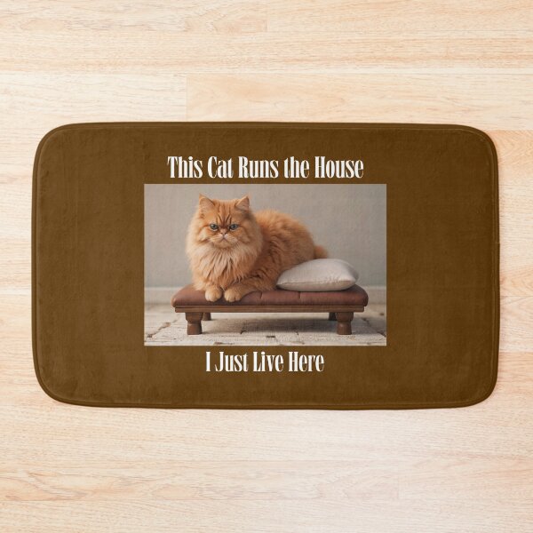 Item preview, This Cat Runs the House Cat Rescue designed and sold by Sachie's Studio.