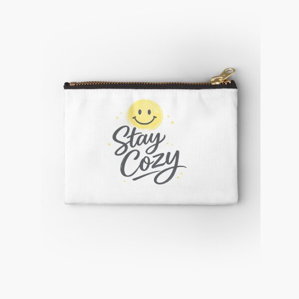 Item preview, Stay Cozy Cute Minimal Smiley designed and sold by IRON WINGS /USAF.