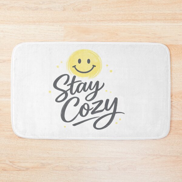 Item preview, Stay Cozy Cute Minimal Smiley designed and sold by IRON WINGS /USAF.