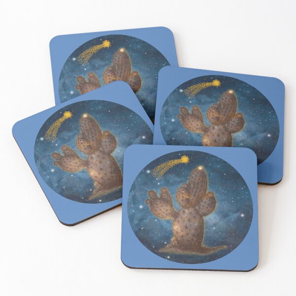 Item preview, Cactus Universe Shooting Stars Illustration designed and sold by 3DDesignSpot.