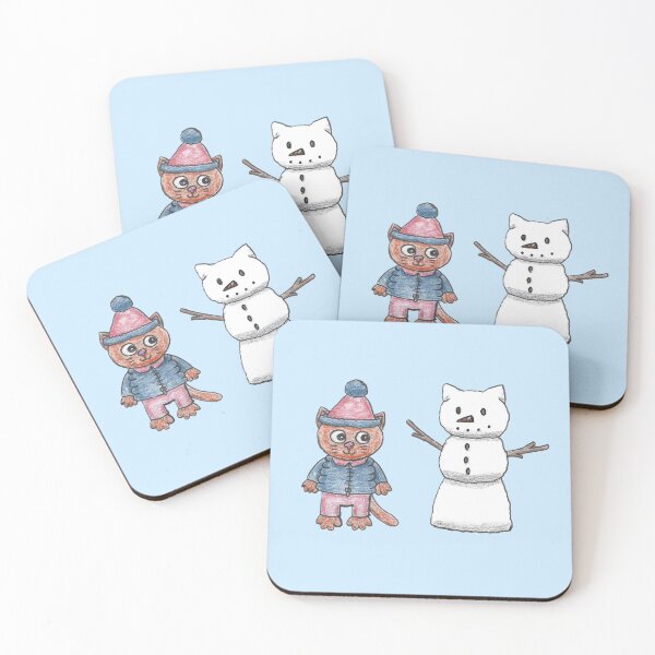 Item preview, Building a Snow Kitty (Winter Fun!) designed and sold by GrudleBay.