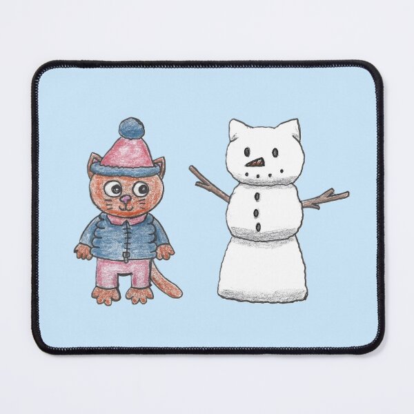Item preview, Building a Snow Kitty (Winter Fun!) designed and sold by GrudleBay.