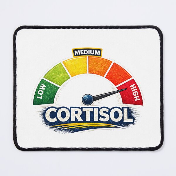 Item preview, Maxed Out Cortisol – Stress Level High Gauge Graphic designed and sold by Wicked.Teez.
