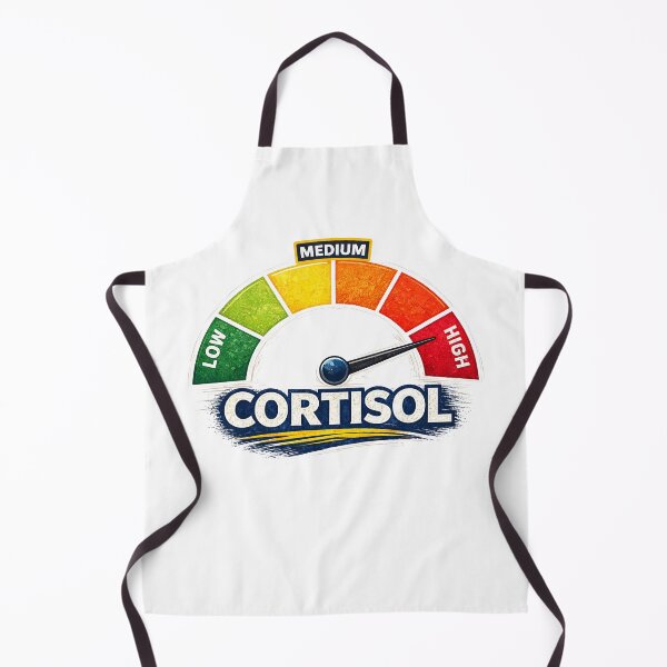 Item preview, Maxed Out Cortisol – Stress Level High Gauge Graphic designed and sold by Wicked.Teez.