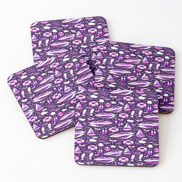 Item preview, Cute Pink Purple Lake party Boat designed and sold by ChristinasMess.