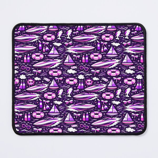 Item preview, Cute Pink Purple Lake party Boat designed and sold by ChristinasMess.