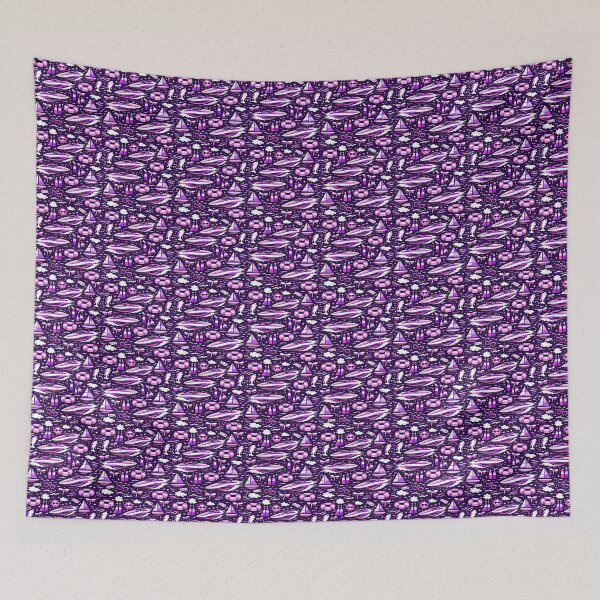 Item preview, Cute Pink Purple Lake party Boat designed and sold by ChristinasMess.