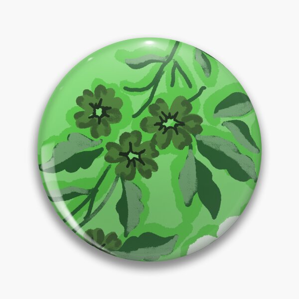 Item preview, Sunlit Petals-Monochrome Mist Green Harmony designed and sold by Fabricatemyart.