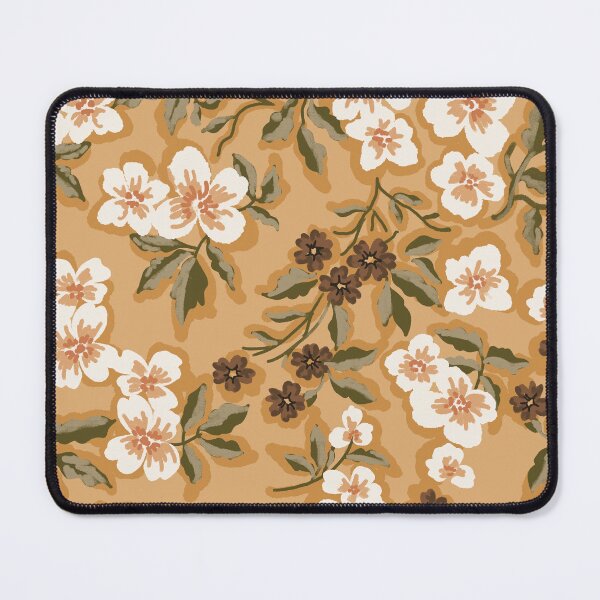 Item preview, Sunlit Petals-Monochrome Golden Sand Harmony designed and sold by Fabricatemyart.