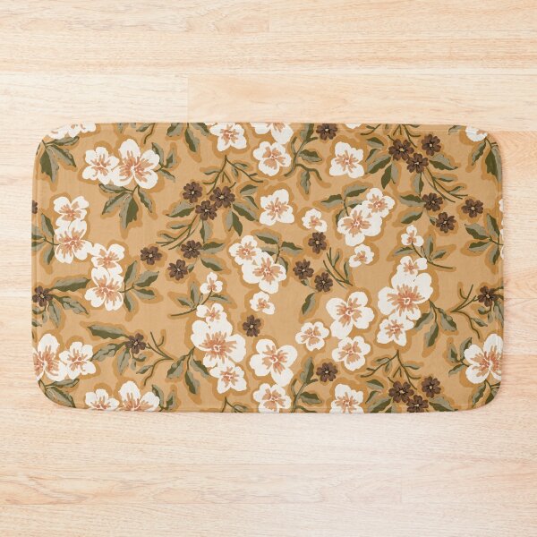 Item preview, Sunlit Petals-Monochrome Golden Sand Harmony designed and sold by Fabricatemyart.