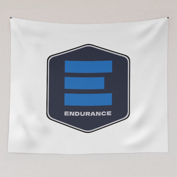 Item preview, Endurance Minimal Interstellar Logo (Blue) designed and sold by dotodesigns.