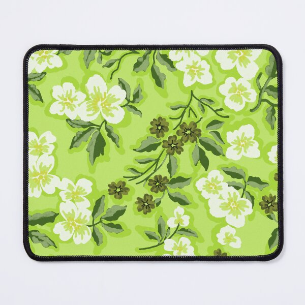 Item preview, Sunlit Petals-Monochrome Green Harmony designed and sold by Fabricatemyart.