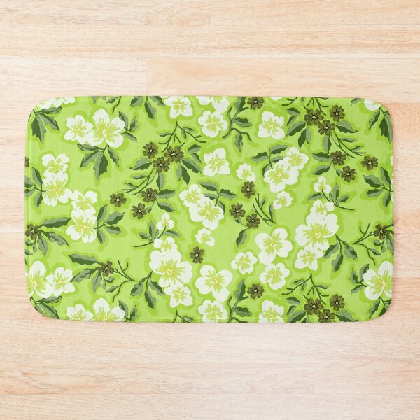 Item preview, Sunlit Petals-Monochrome Green Harmony designed and sold by Fabricatemyart.