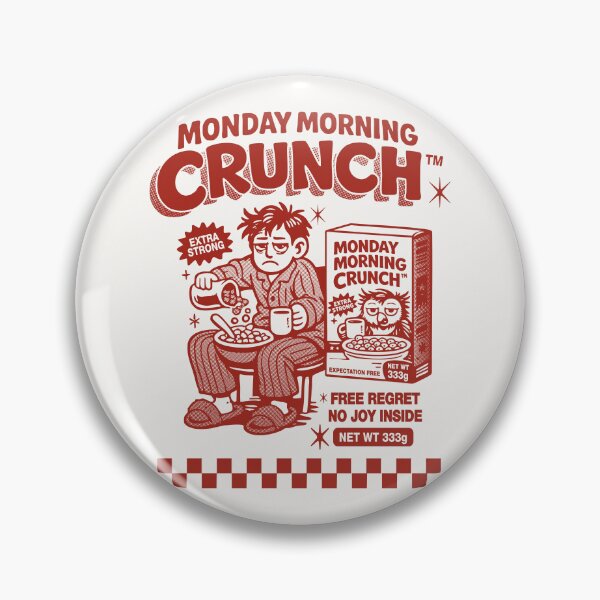 Item preview, Monday Morning Crunch Funny Cereal designed and sold by CamaleonDesigns.